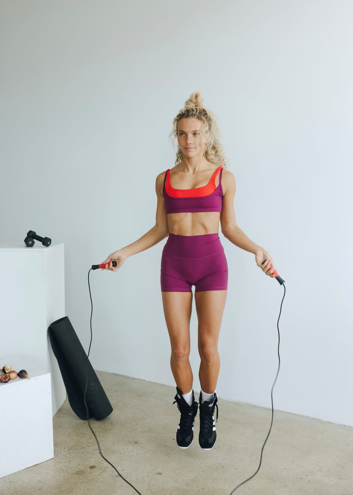 Muse Layered Bra - Scarlet & Fig