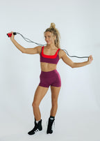 Muse Layered Bra - Scarlet & Fig