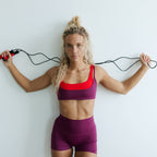 Muse Layered Bra - Scarlet & Fig